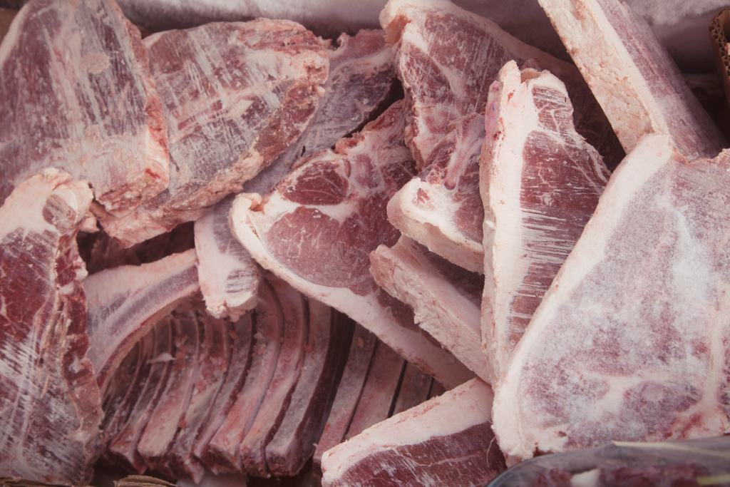 frozen t-bone steaks